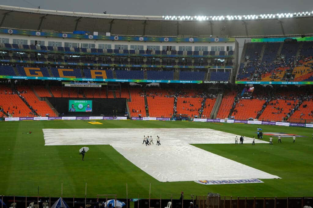 Good News From Ahmedabad; Rain Stopped in GT vs MI | Tap to Check All Updates